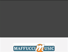 Tablet Screenshot of maffuccimusic.com